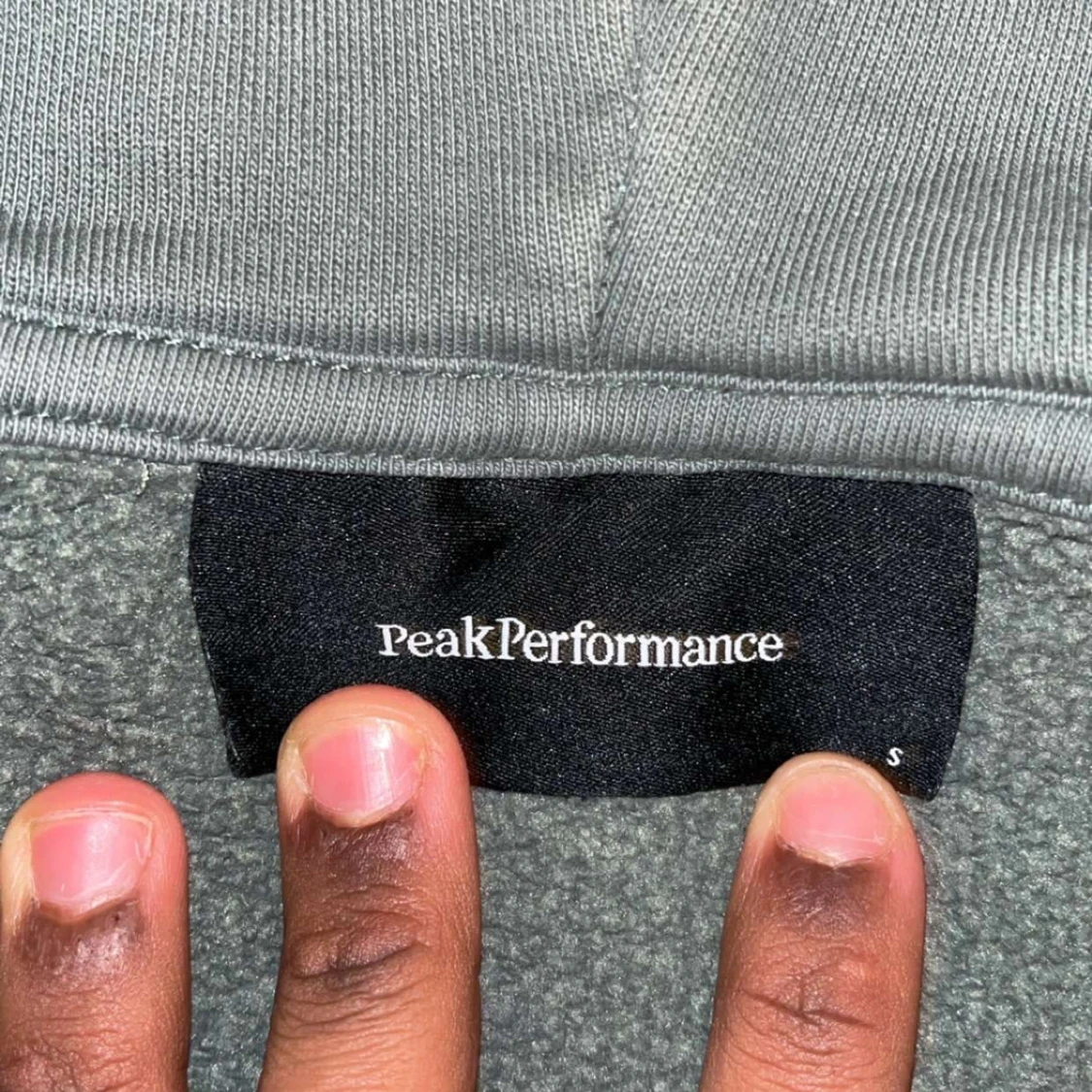 Grå hoodie Peak Performance S - 3