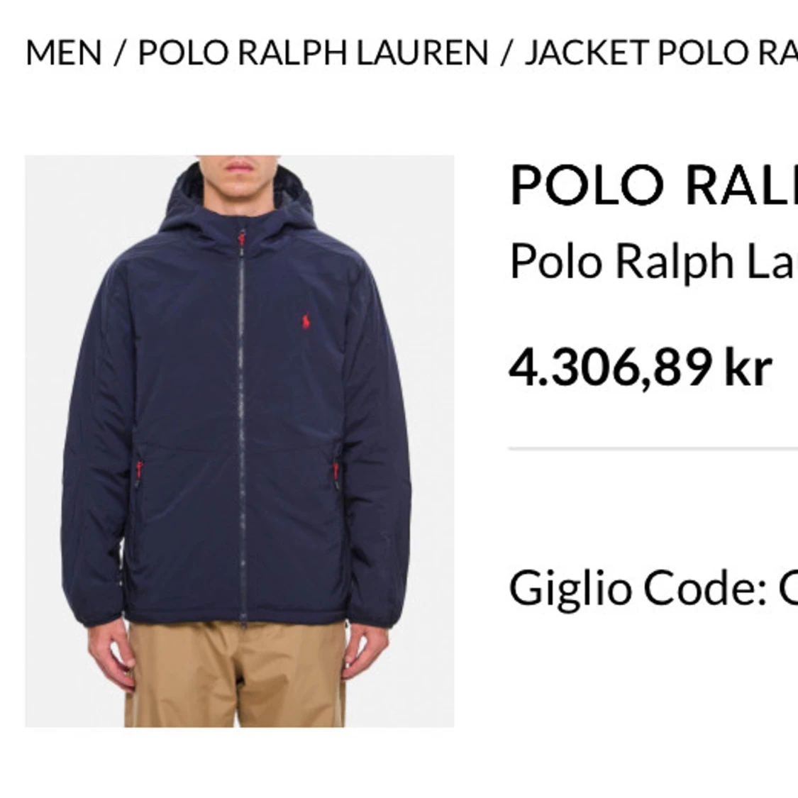 Mörkblå vindjacka från Polo Ralph Lauren - 3
