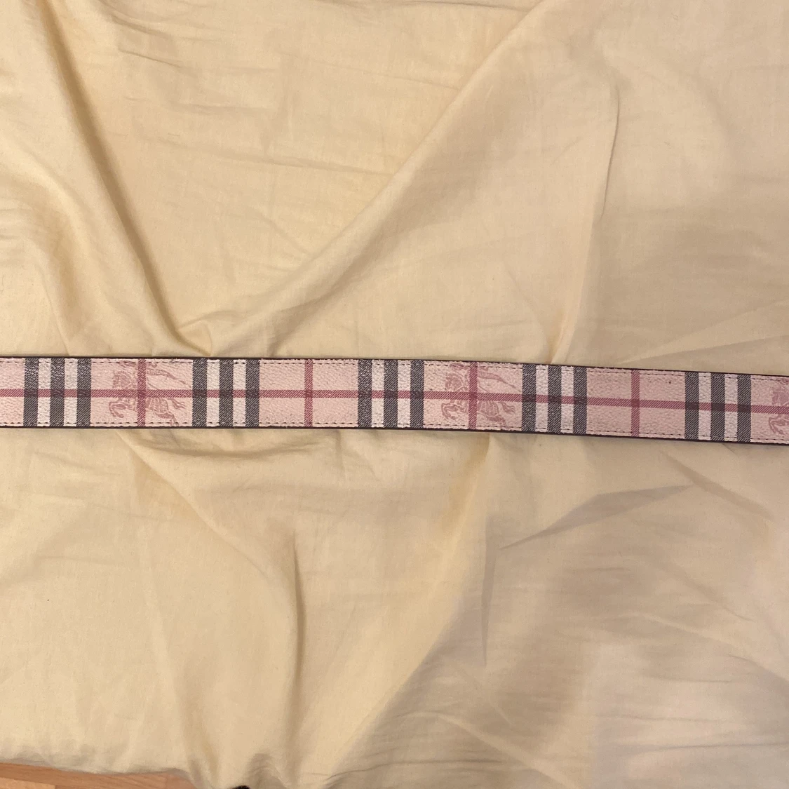 Burberry svart och rutig skärp - 1