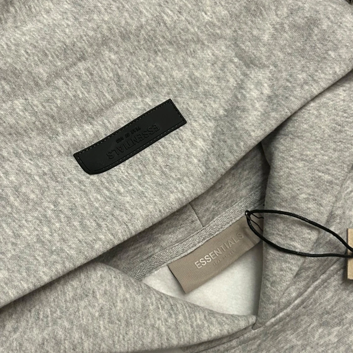 Grå Essentials Fear of God hoodie - 2