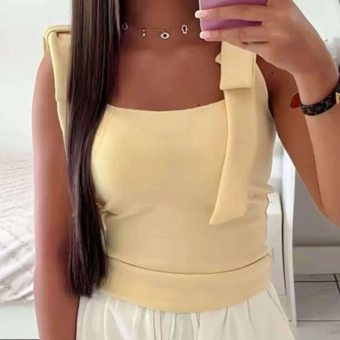 Gul linnetopp från ZARA - 3