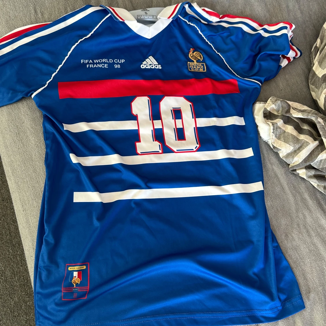 Frankrike Zidane VM 98 fotbollströja