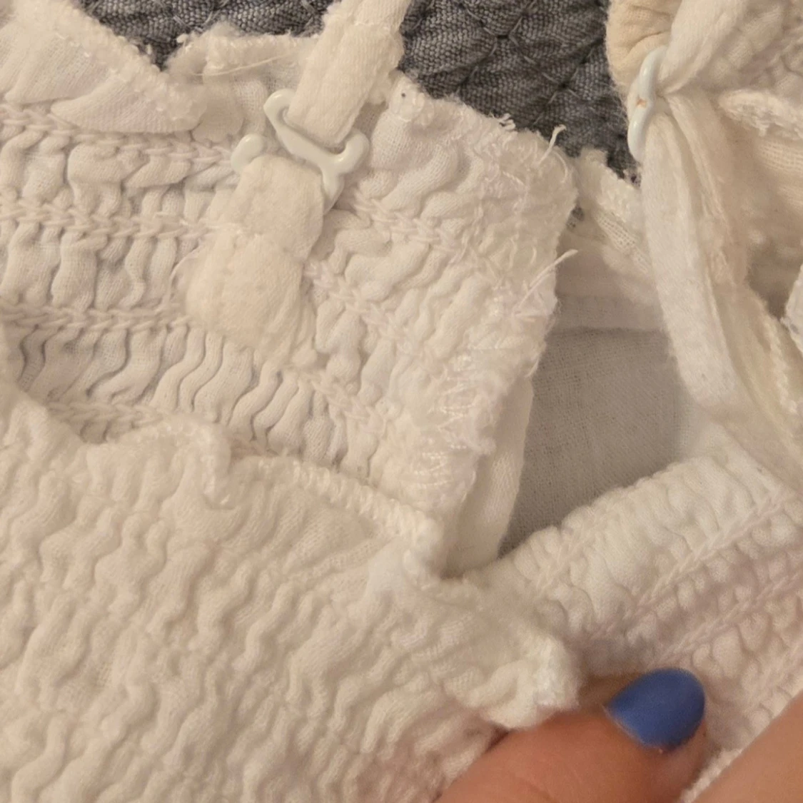 Vit volangtop från Gina Tricot - 3