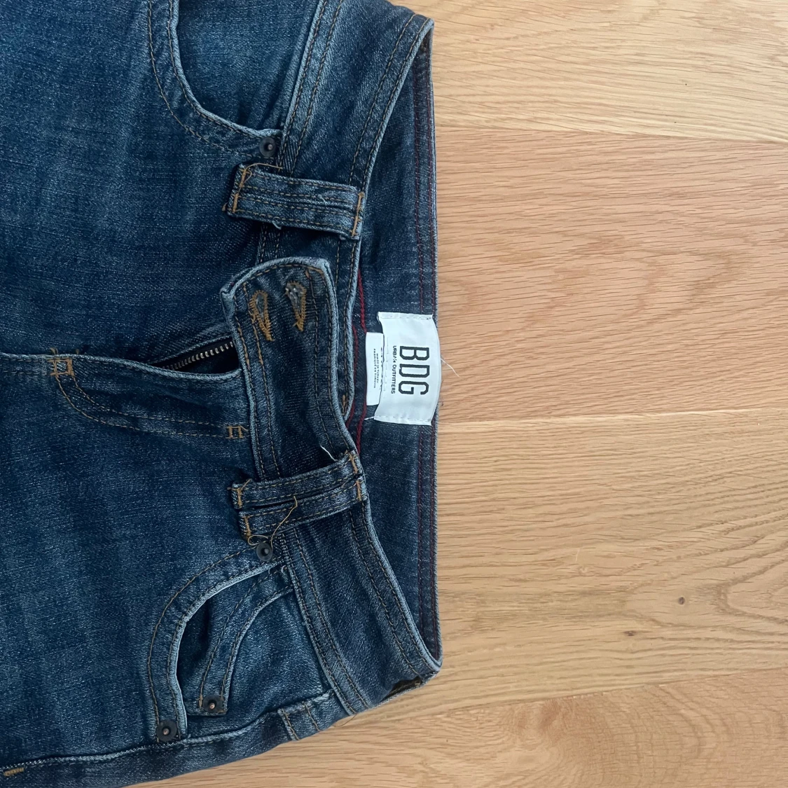 Blå bootcut jeans från BDG - 1