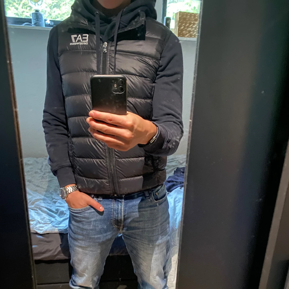 Svart dunväst från EA7 Emporio Armani - 2