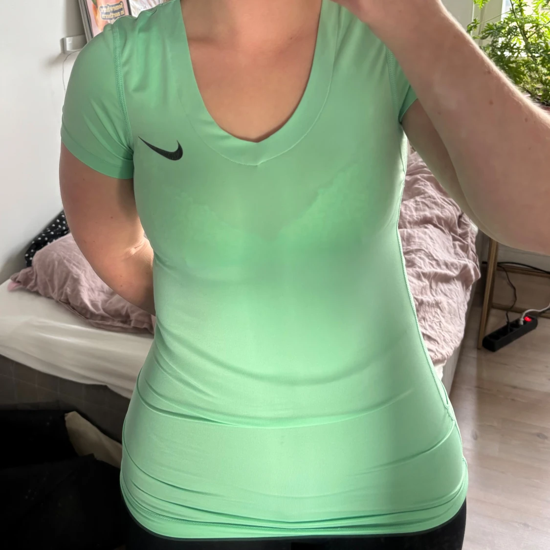 Mintgrön Nike Pro t-shirt XS - 1