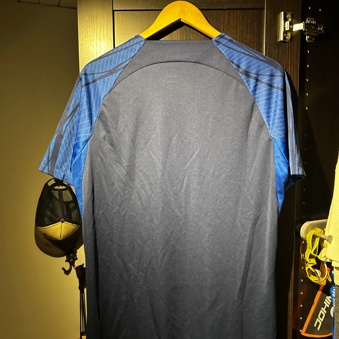 Frankrike Nike fotbollströja blå L - 1