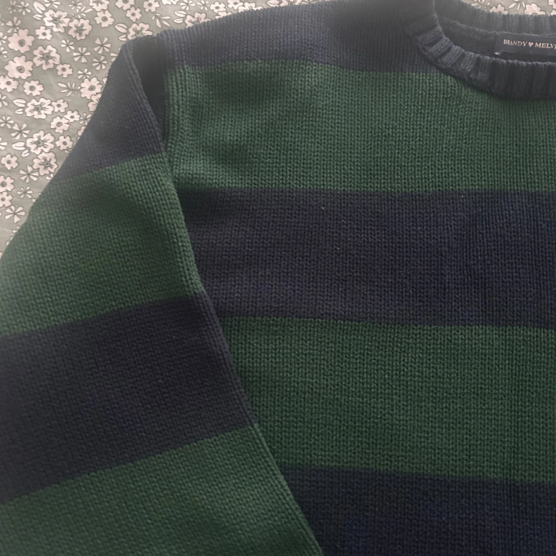 Randig stickad tröja Brandy Melville - 1