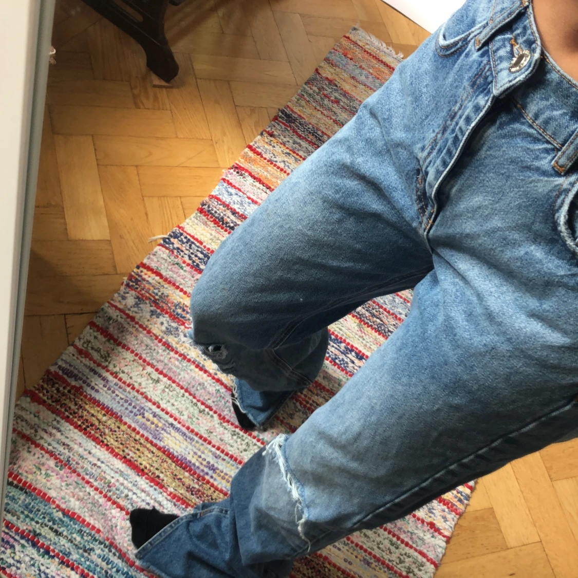 Pull and bear jeans med slits - 90