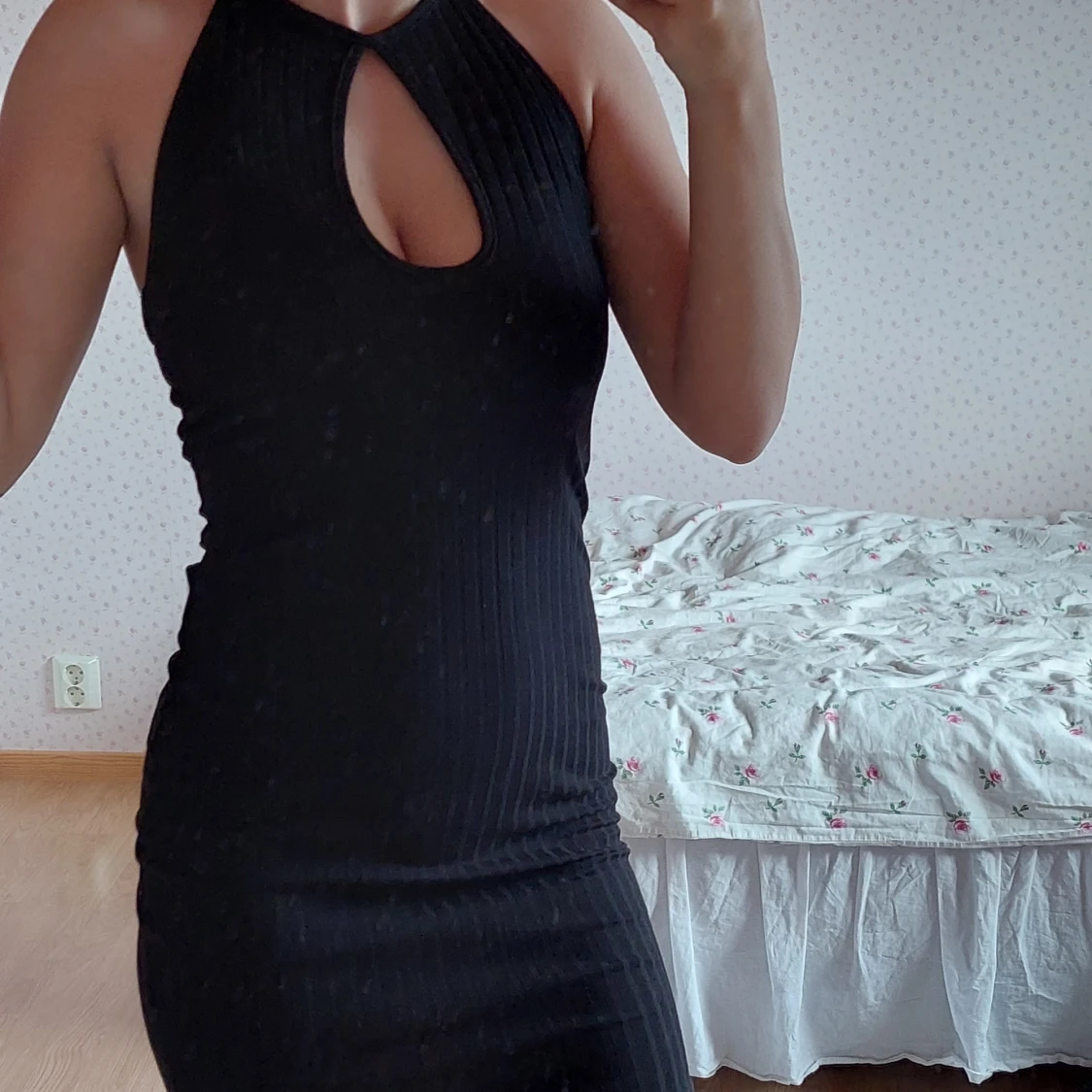 Svart klänning storlek XS