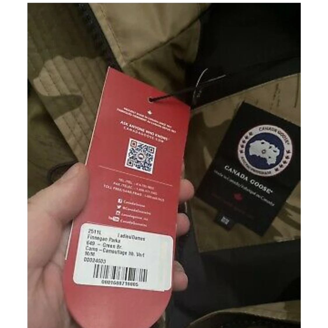 CANADA GOOSE Camo JACKA “ MYCKET OVANLIG - 91