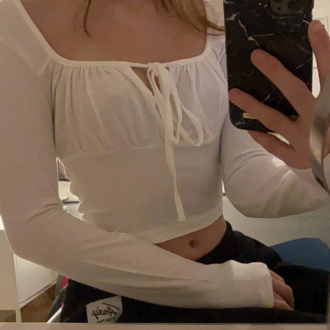 Vit topp från shein