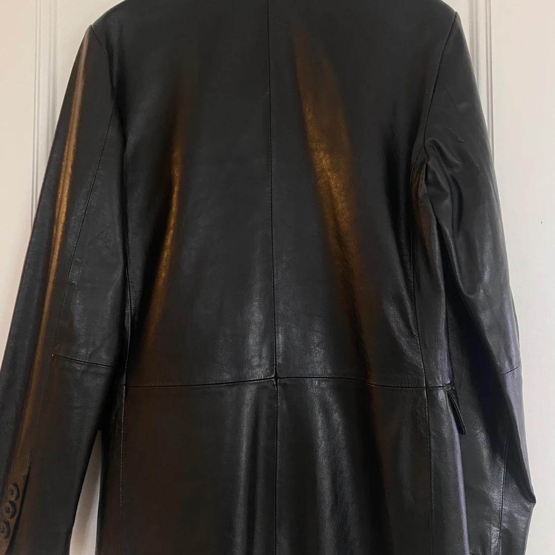 äkta läderjacka  - 91