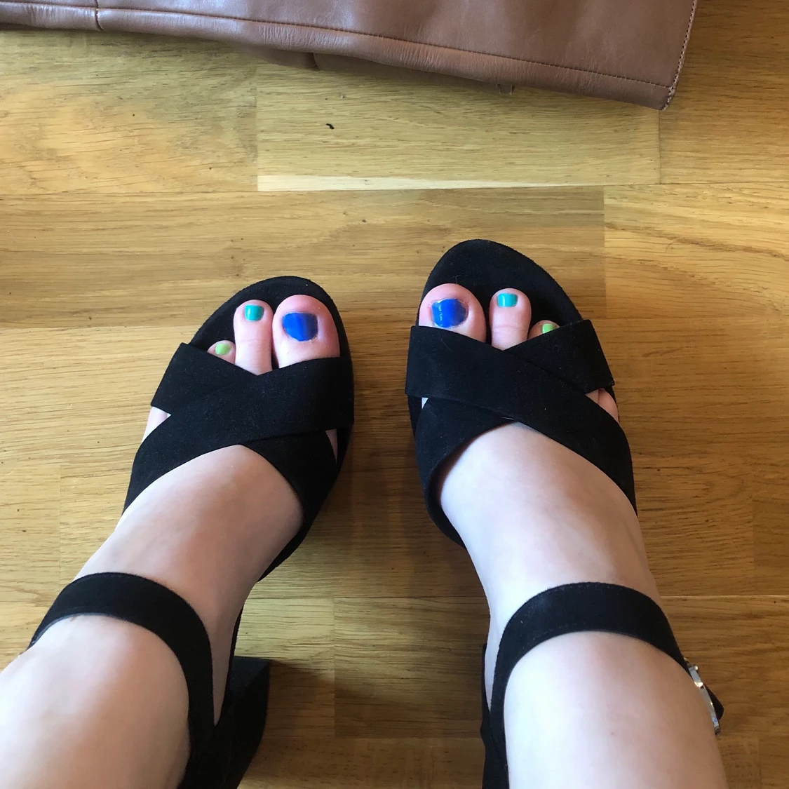 H&M höga klackar med platå - 90