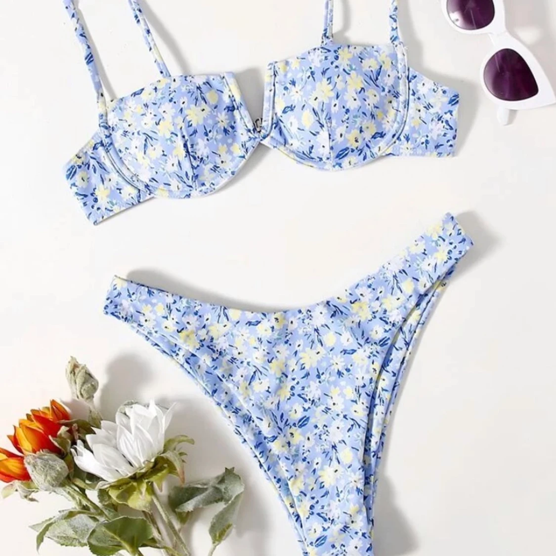 Blå bikini från shein  - 91