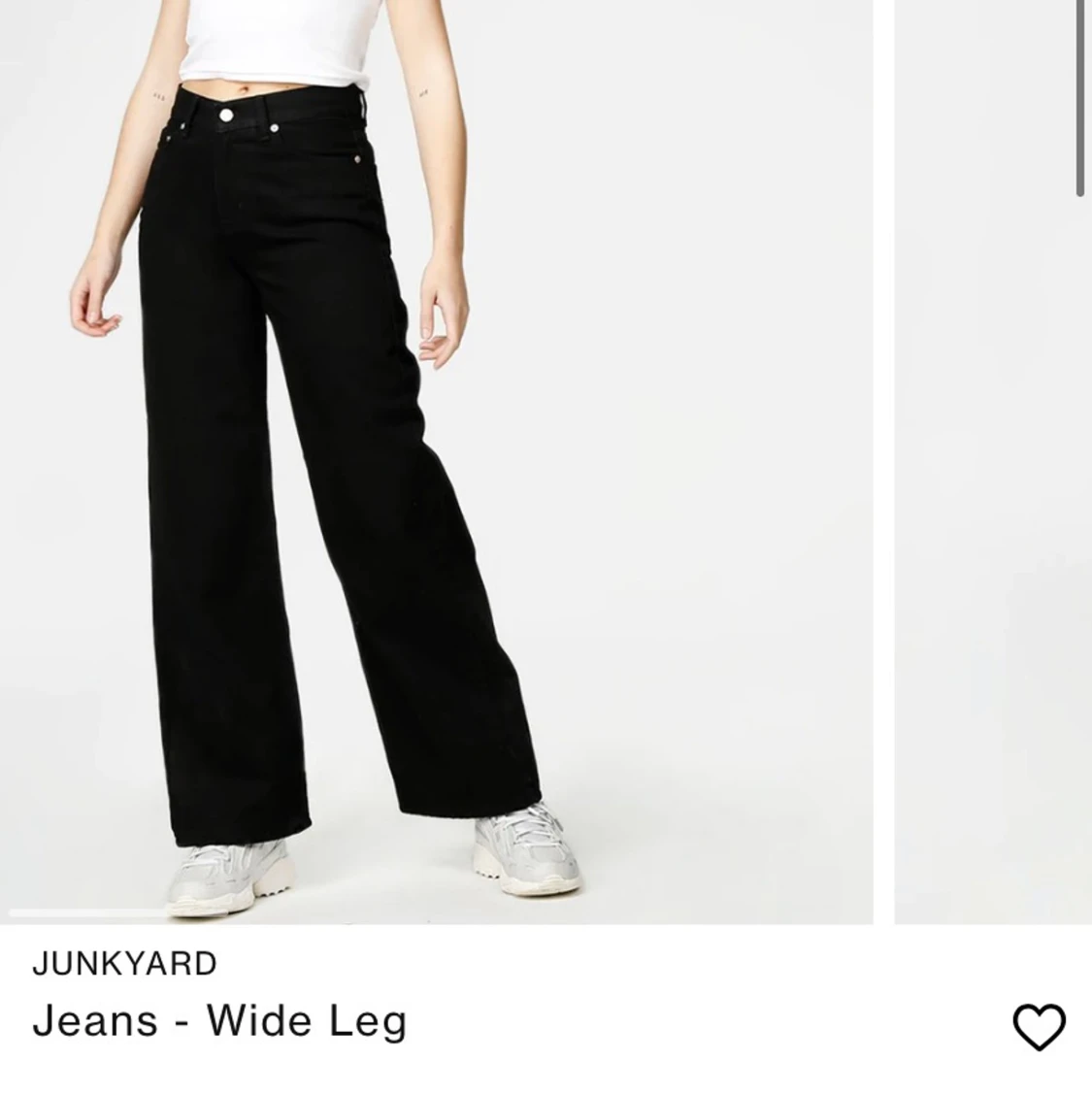 Jeans - Wide leg från junkyard  - 90