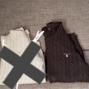 Stickad gant strl M - Sparsamt använd, passar S-M