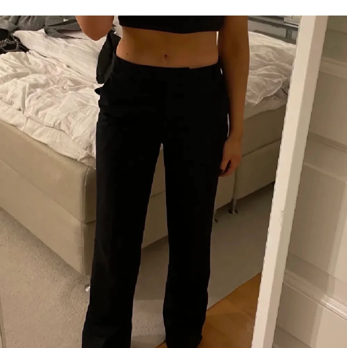 Lågmidjade kostymbyxor  - 90