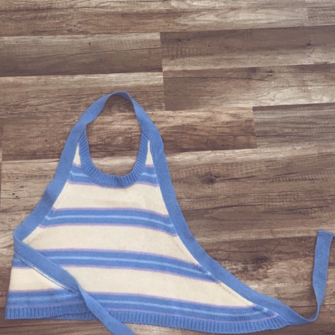 Söt stickad färgglad topp 💓 - 90