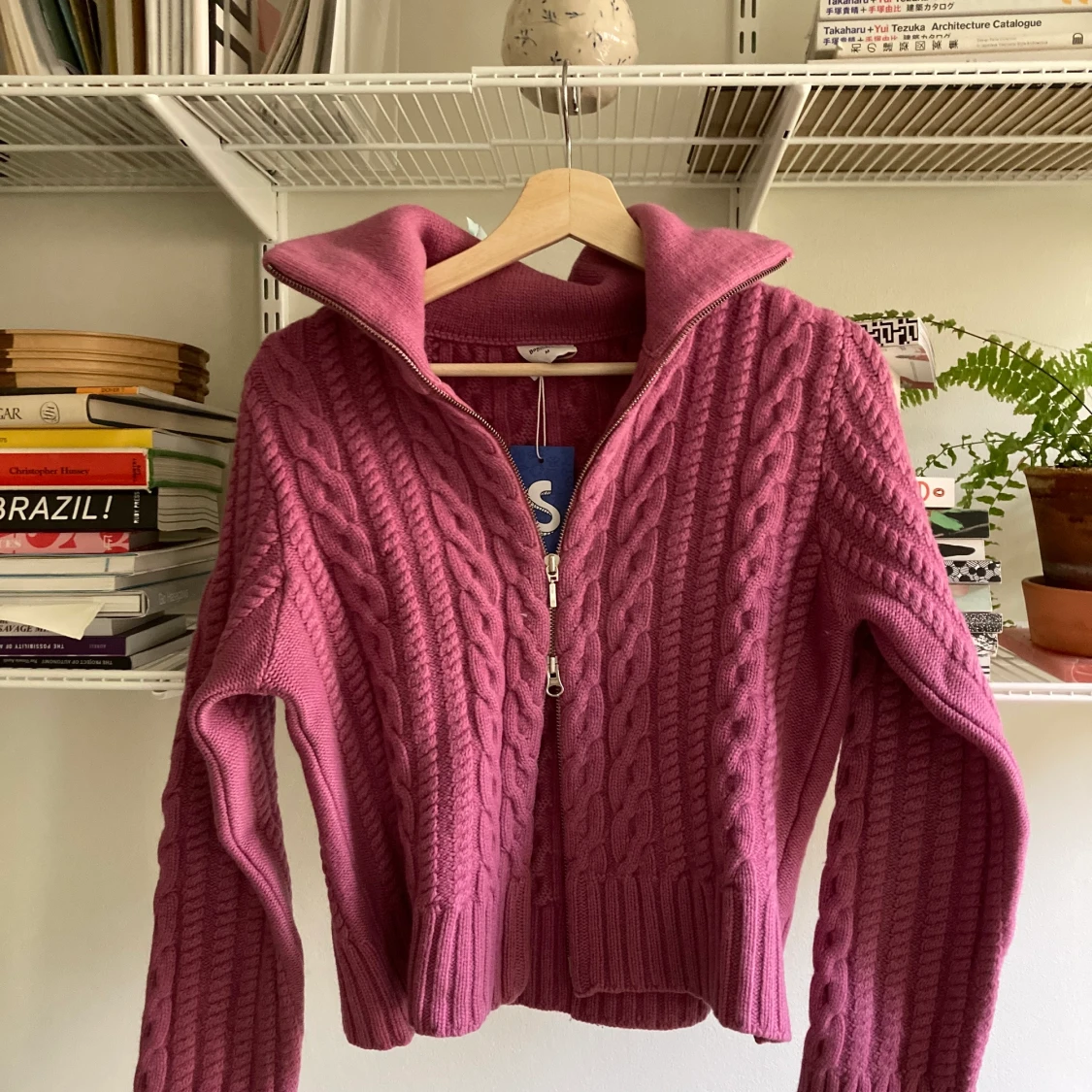 Boomerang stickad kofta storlek m