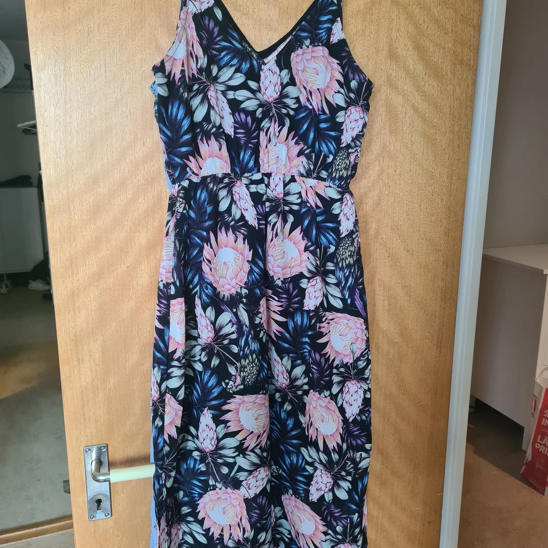 Blommig långklänning från HM