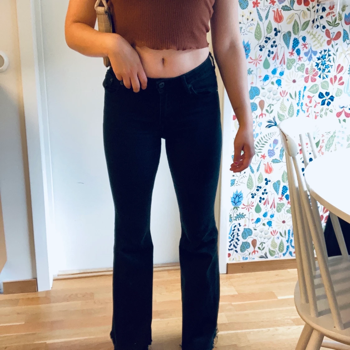 Storlek 25 svarta jeans