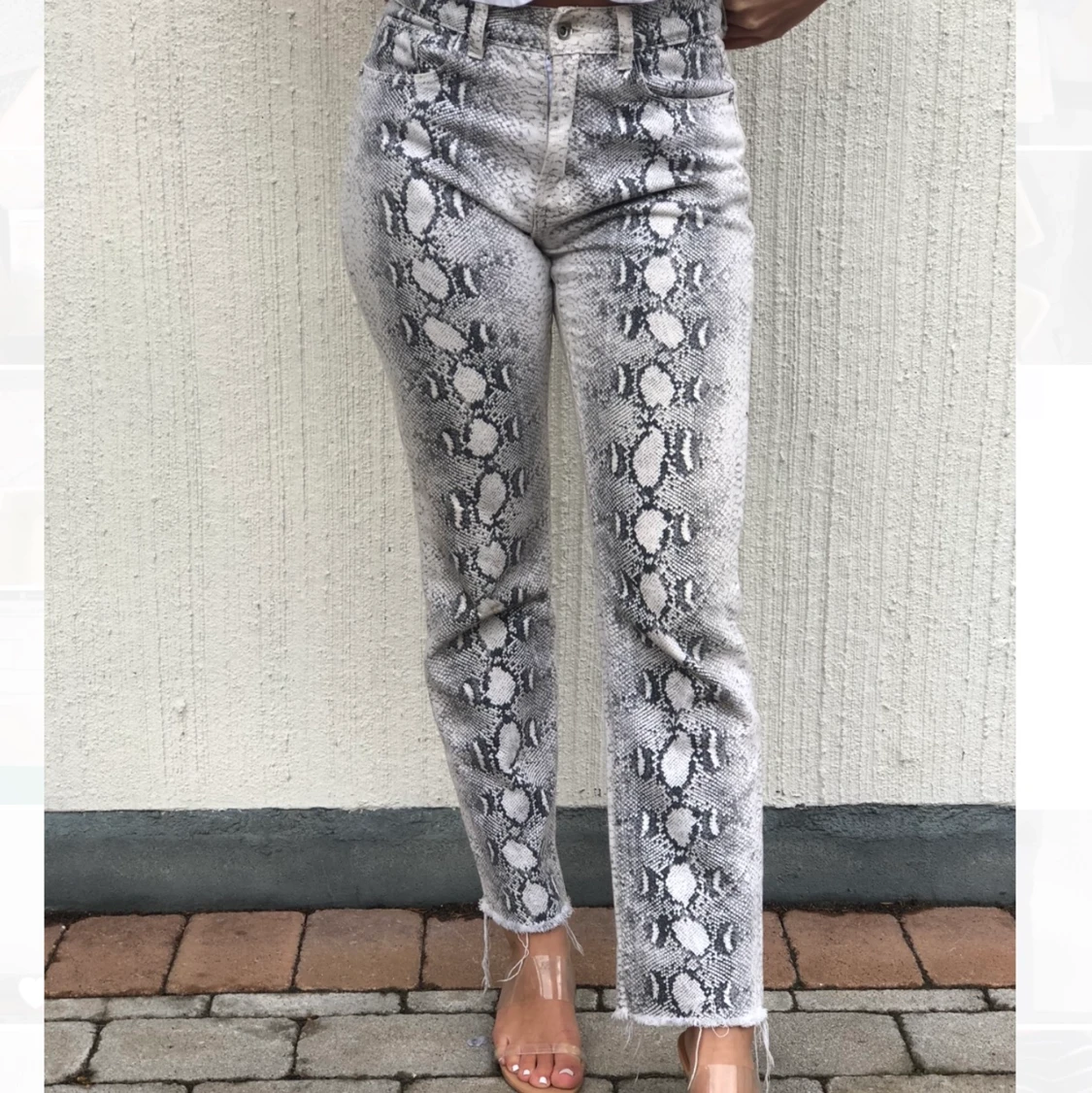 Snakeprint jeans - 90