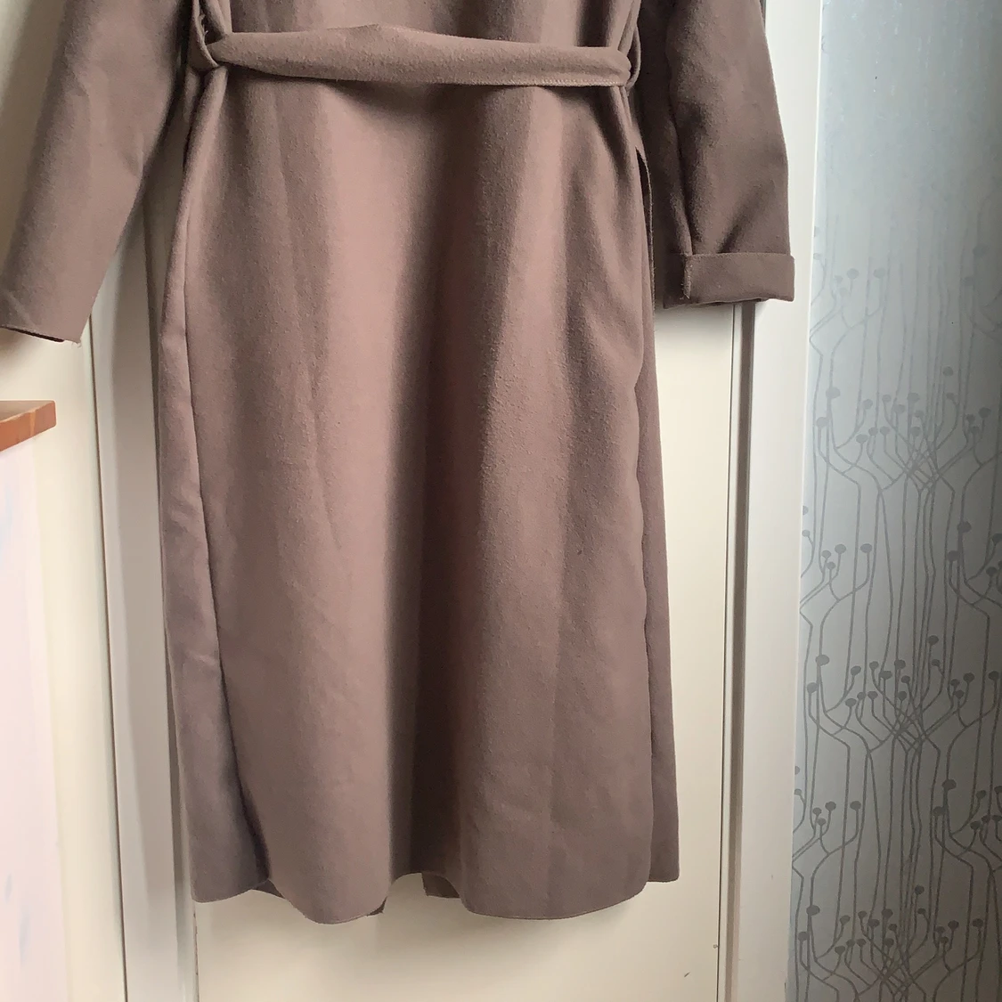 Brun lång kappa boohoo stl S - 91