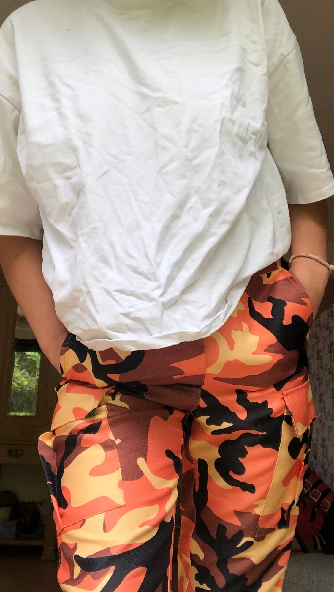 Militärmönstrade cargopants stl S/M - 90