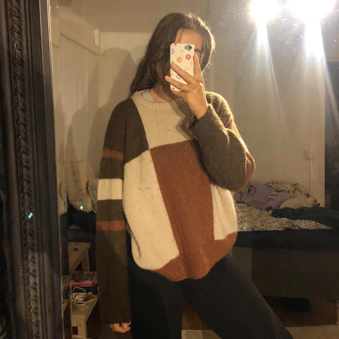 Vintage mjuk stickadtröja  - 91