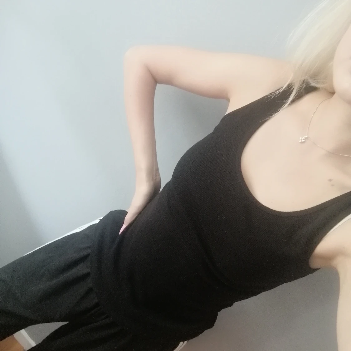 Ribbat linne från hm 