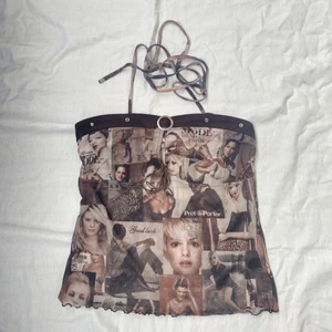 Halterneck topp - Jätte söt mesh halterneck topp !!