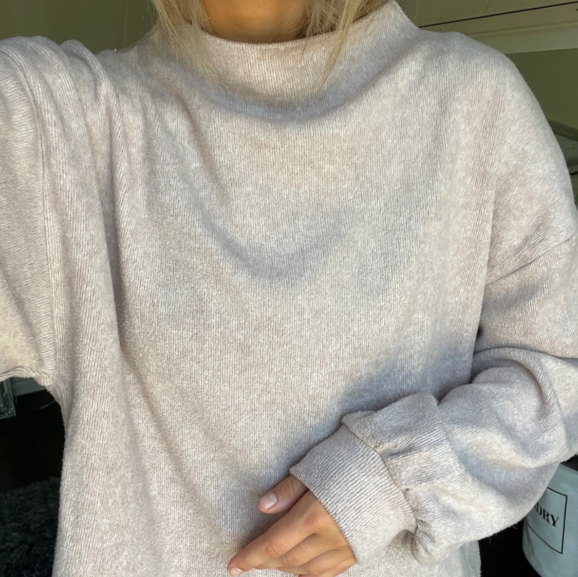 ljuslila/ljusrosa tröja - 90