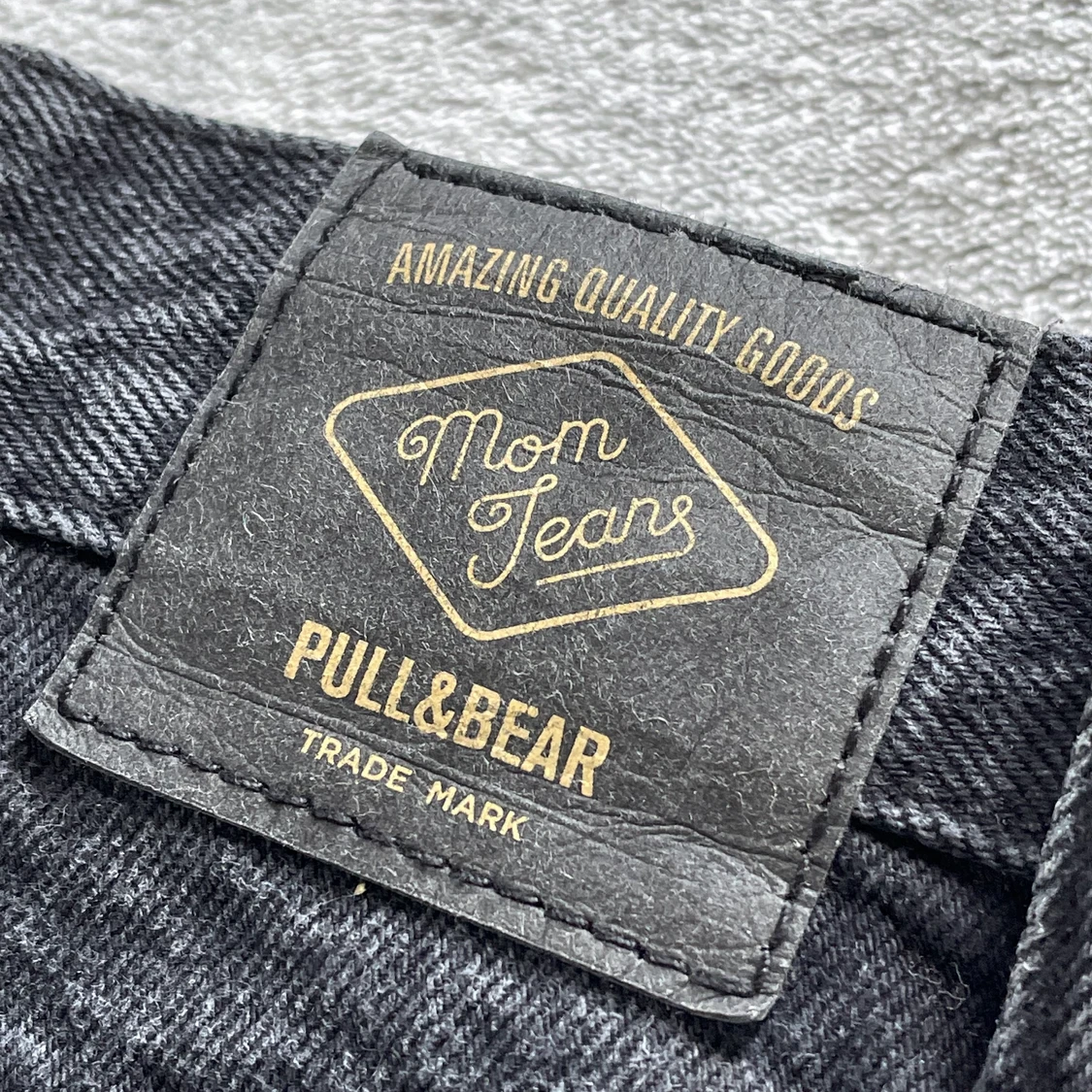 Pull&bear svarta mom jeans - 91