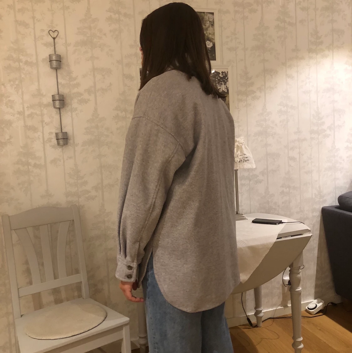 Grå skjortjacka  - 91