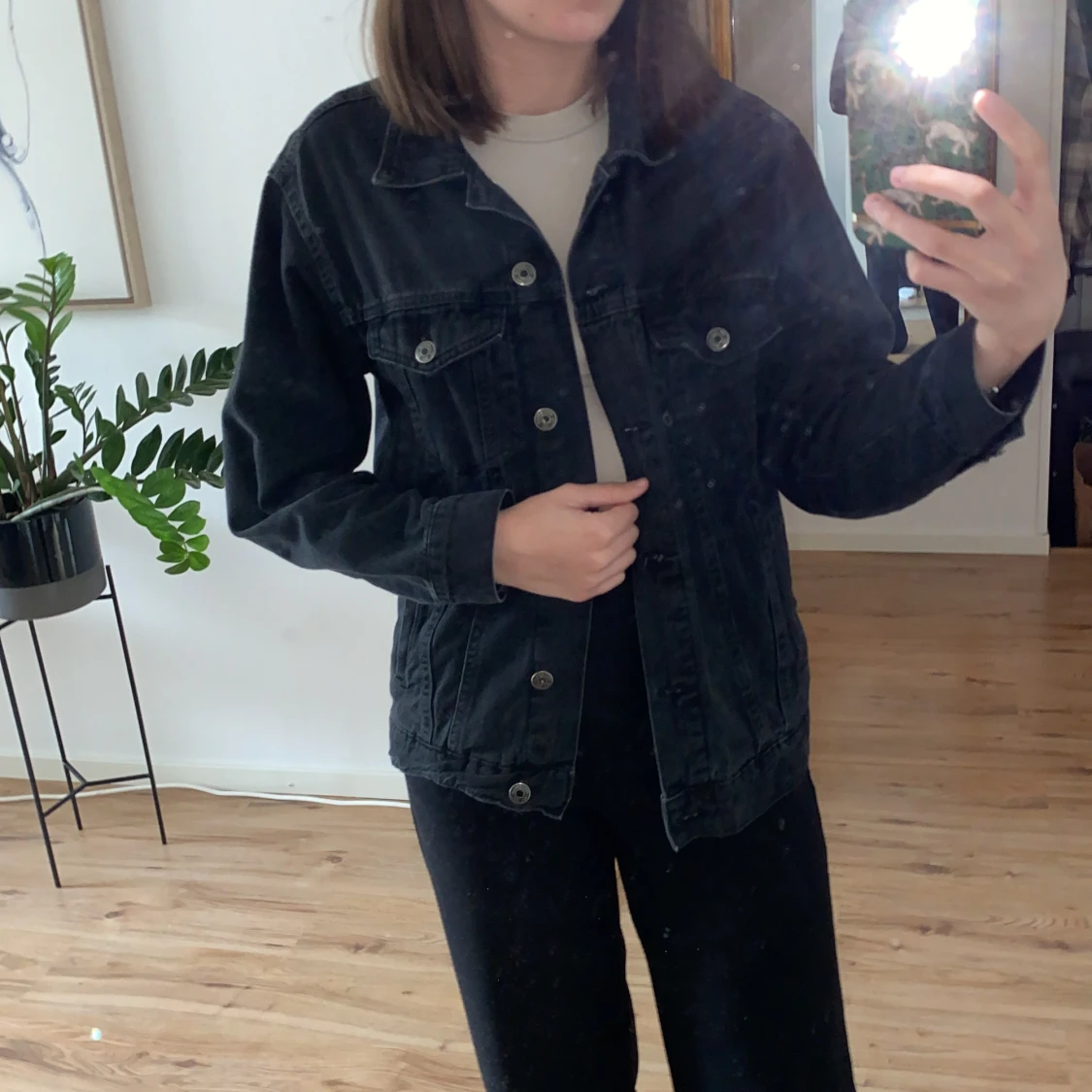 Oversized jeansjacka  - 91