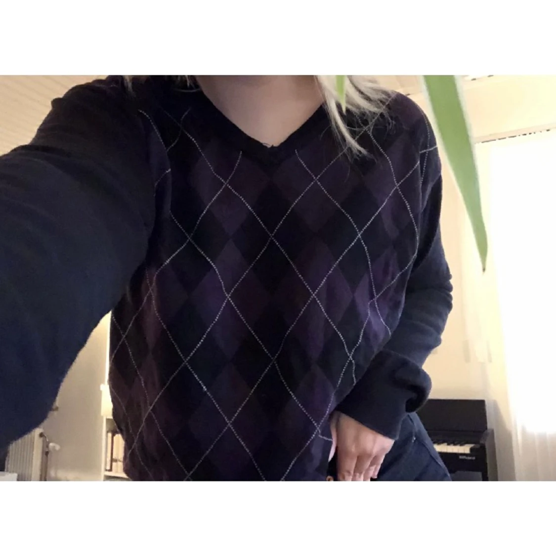 trending argyle tröja! - 91