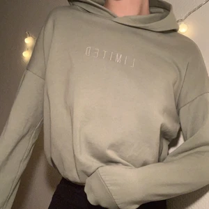 Mintgrön hoodie - Mintgrön hoodie, använd fåtal gånger. Knyt i midjan som gör att den sitter mycket smickrande med exempelvis högmidjade jeans. 100kr+frakt💕💕