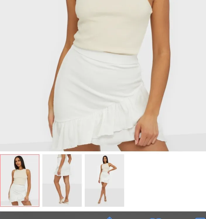 Sökes en sådan här Nelly kjol i vit eller beige färg. Storlek s och pris runt 50-100 lapp helst i närheten av karlskrona-Karlshamn. Men kan även tänka mig att köpa som ska fraktas. Kjolar.