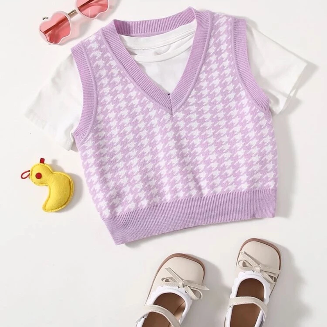 Ribbed knit vest SHEIN