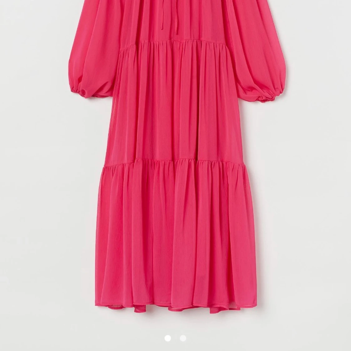 Chiffongklänning hm