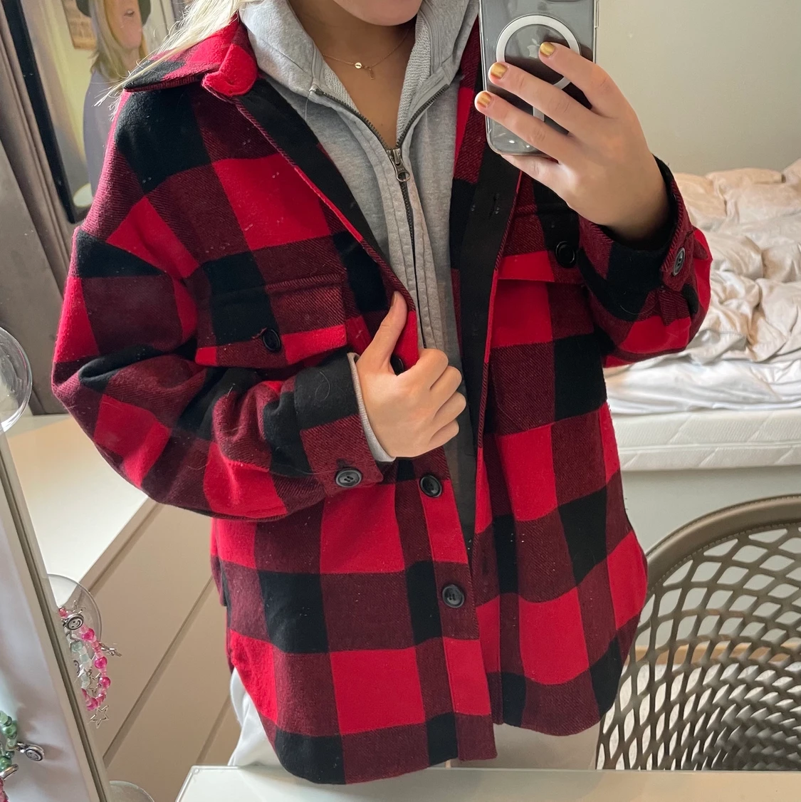 Rutig jacka från Zara  - 90