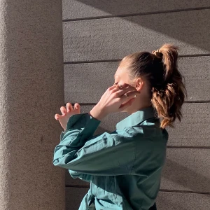 Grön skjorta - Oversize och superfint skick!!