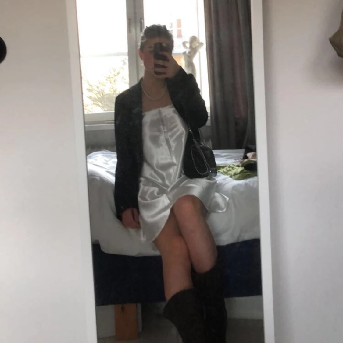 Sidenklänning/kjol  - 91