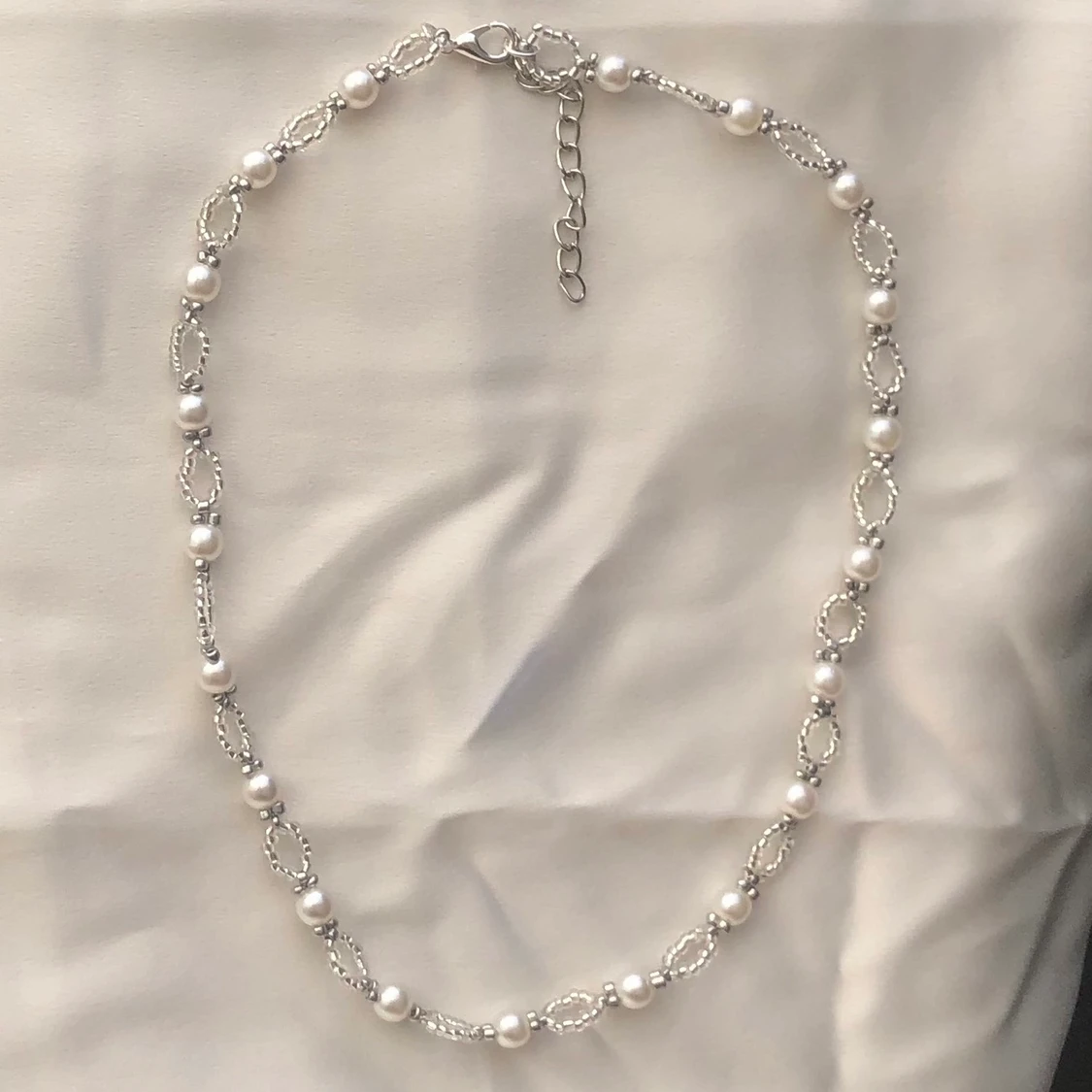 Pärlhalsband - 90