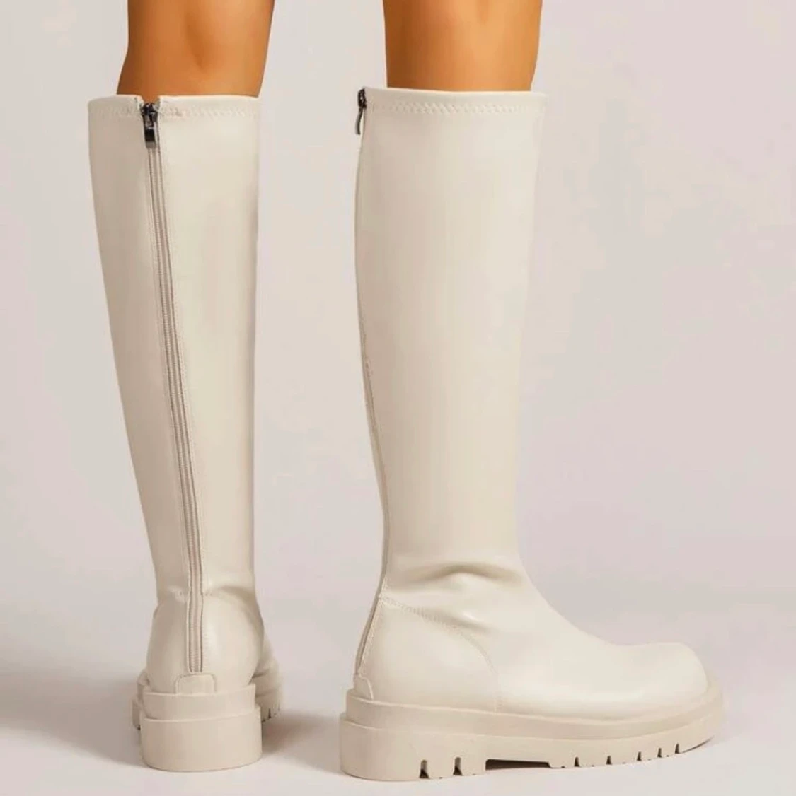 Supersnygga beiga boots - 90