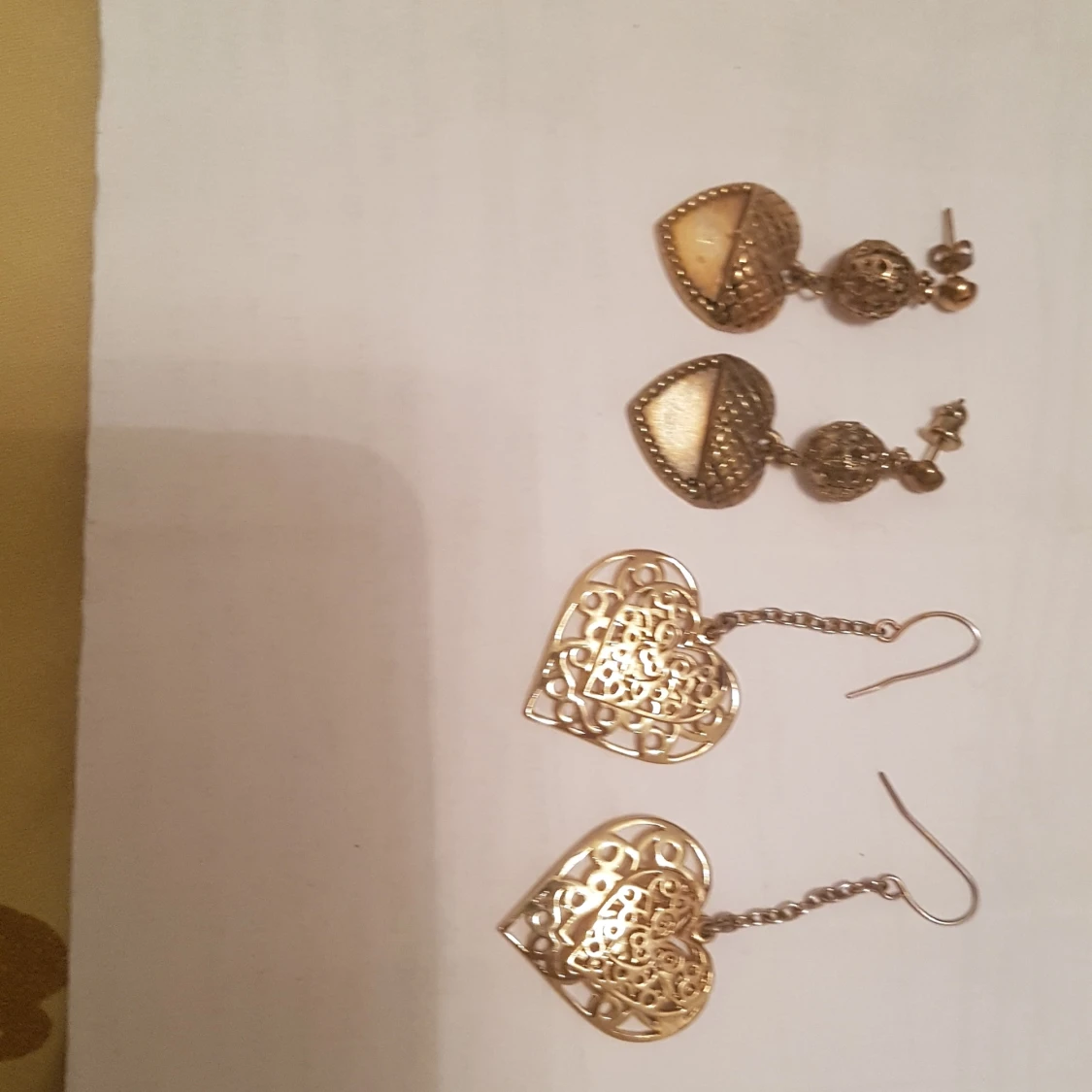 Örhängen guldfärgad 