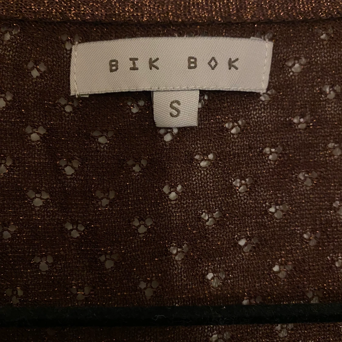 Glittrig brun kofta💖 - 91