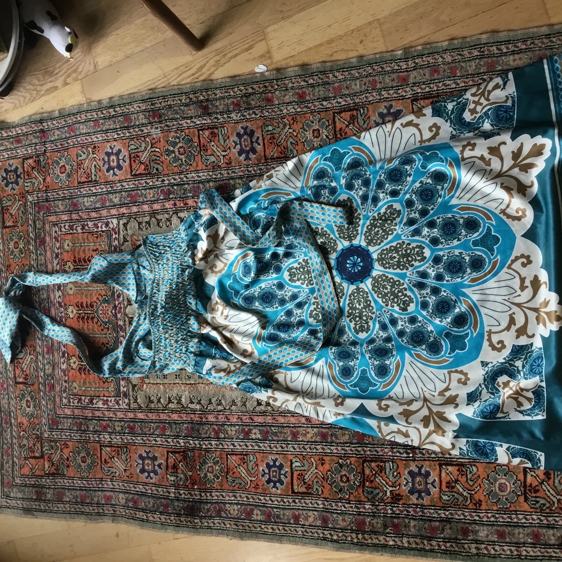 Öpen rygg summer klänning  - 90