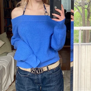 Stickad tröja - Fin stickad tröja, passar bra för lite kyligare kvällar. Fint skick, knappt använd. Köparen står för frakten😋